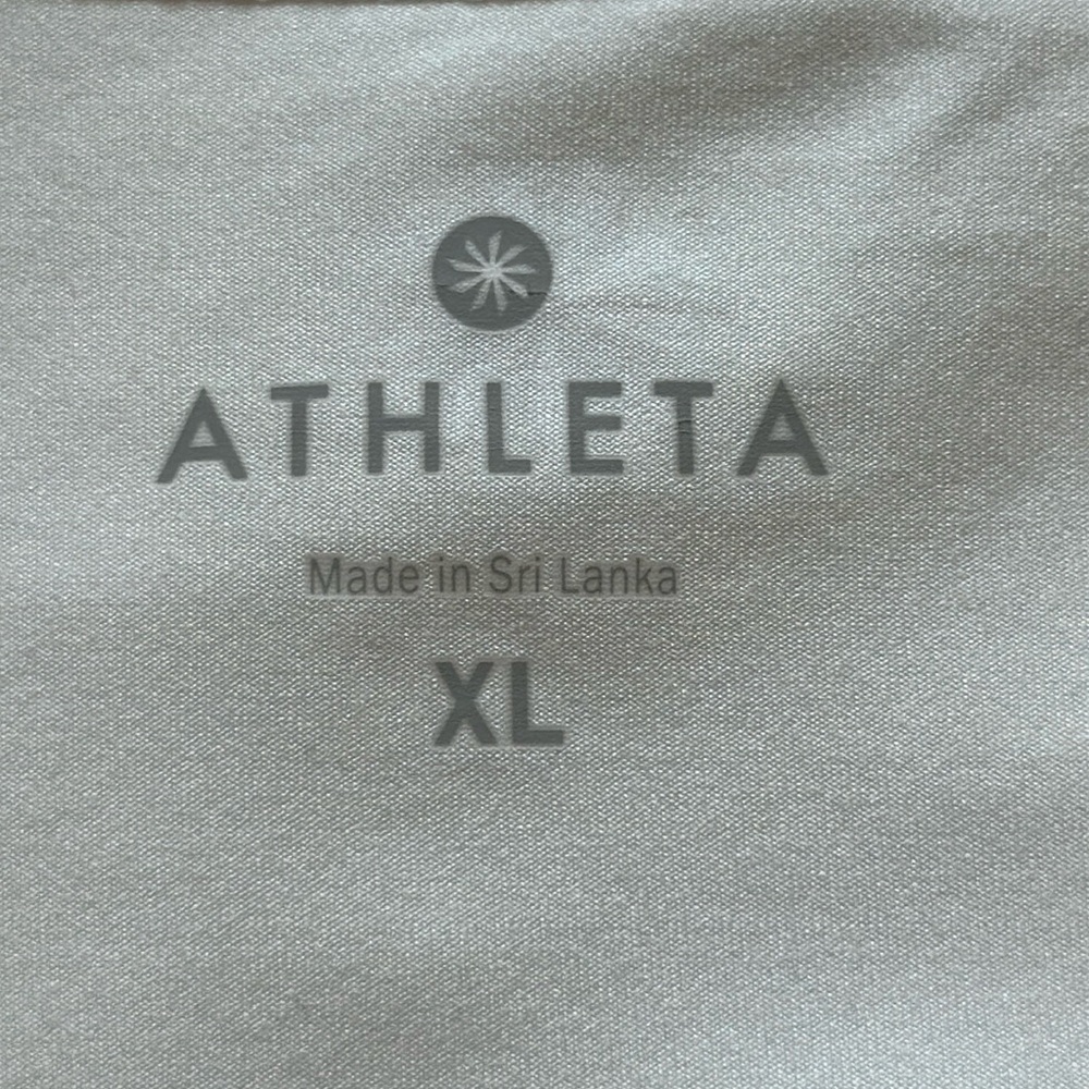 ATHLETA Unstinkable UPF Wicking Long Sleeve White Activewear Shirt size XL - Picture 7 of 9